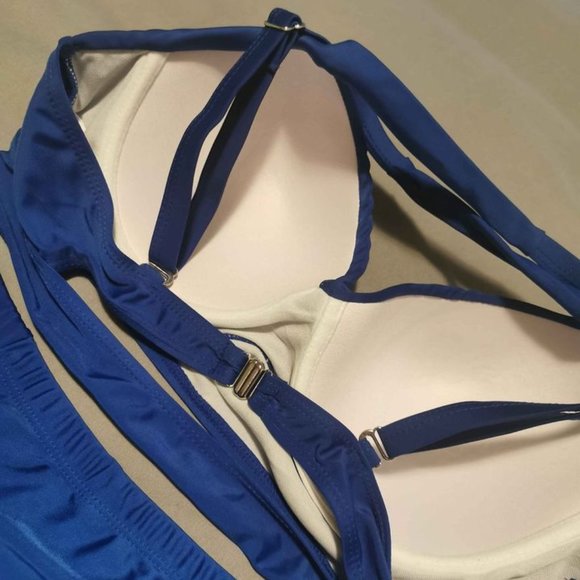 Blue High-Waisted Bikini - Picture 5 of 5